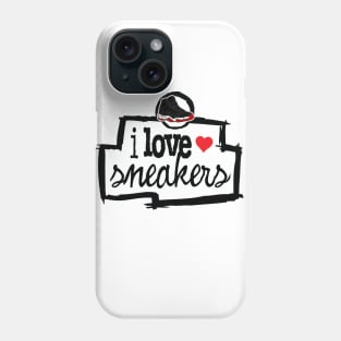 I Love Sneakers Bred Phone Case