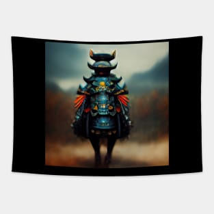 Lofi Samuroid - Cyberpunk Samurai Tapestry