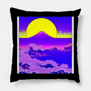 Great sun guarding the mountain. Pillow