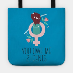 Equality! Equal pay for equal work. Tote