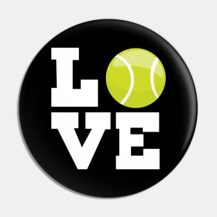 Love Tennis Pin