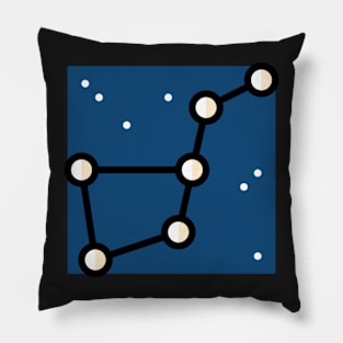 constellation icon sticker Pillow