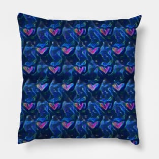 Shy Heart Doodles (MD23Val030) Pillow