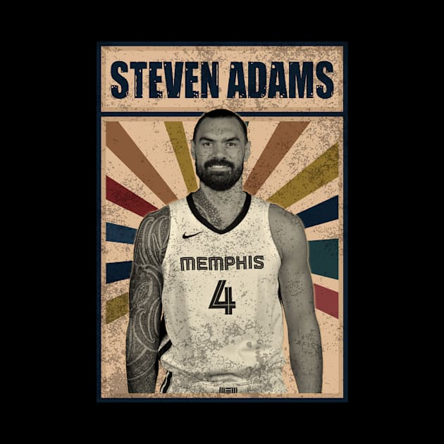 Memphis Grizzlies Steven Adams by RobinaultCoils