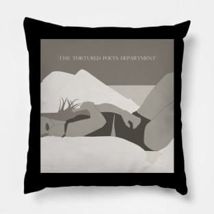 Tortured Poet Department Tay Swiftie Music Pop Album Cover Illustration Pillow