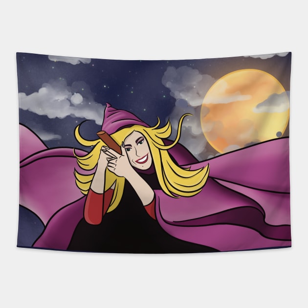 Hocus Pocus Tapestry by fsketchr