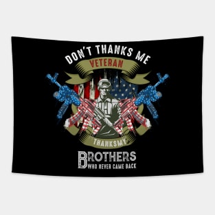 American Veteran Military Brothers Whu Never Come Back Tapestry