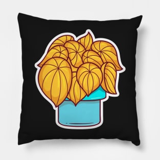 Yellow Peperomia | Cute Plant Pillow