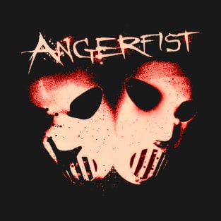 Angerfist Band Rock Metal Logo T-Shirt