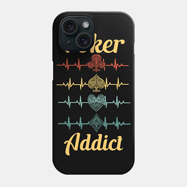 Funny Gambling Gift Poker Player Card Game Image Phone Case by AlleyField