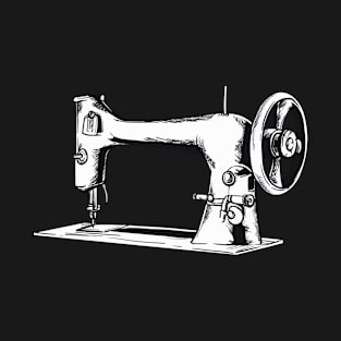 Vintage Sewing machine quilting Design T-Shirt