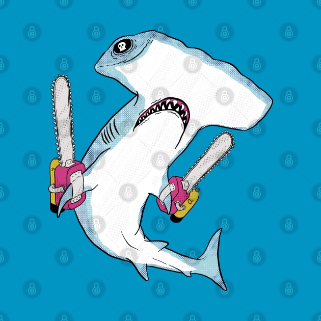 Too Deadly - Hammerhead shark by InflictDesign