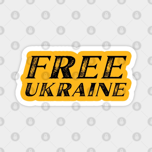 Free Ukraine Magnet by Rayrock76