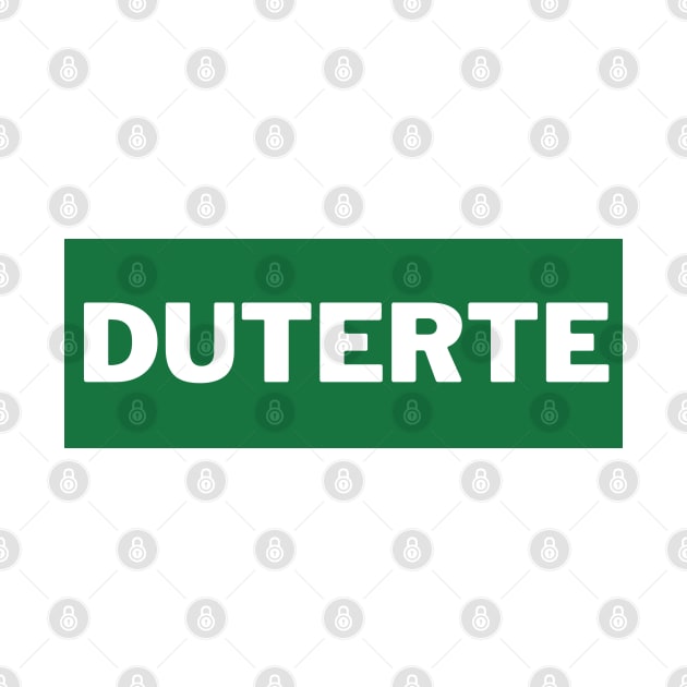 Green Duterte Surname by aybe7elf