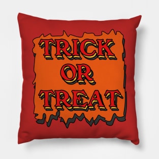 trick or treat vintage custom Pillow