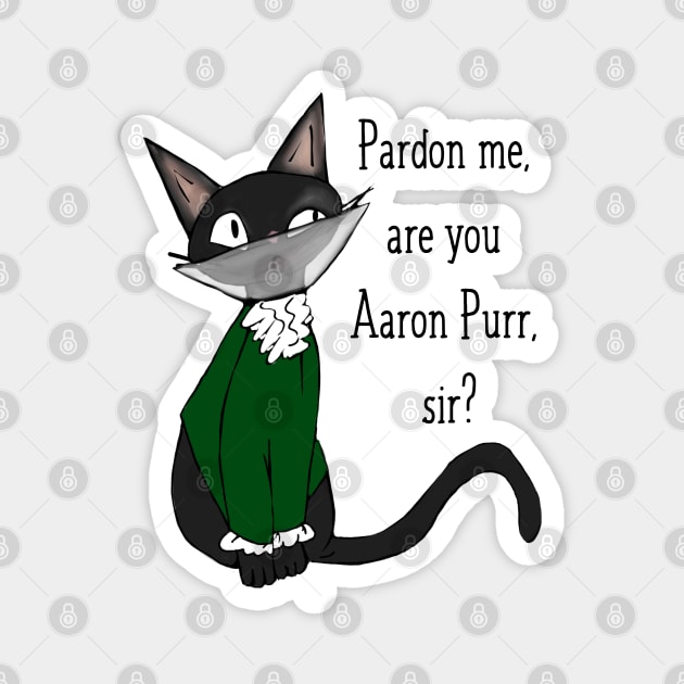 Are you Mr Purr, Sir? Magnet by Jen Talley Design
