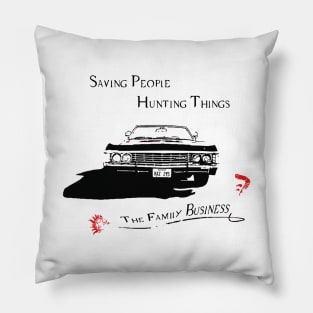 Supernatural - Impala - Saving People Pillow