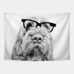 Intelligent friend Spinone by heidiannemorris Tapestry