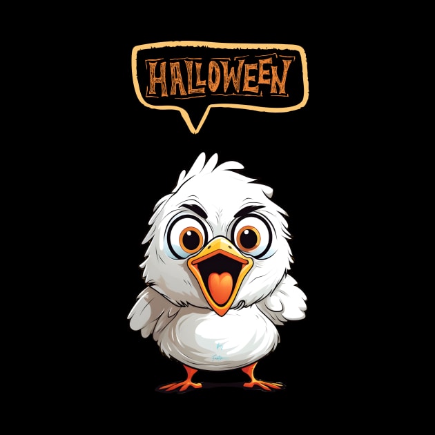 Halloween Chicken by Funtomass