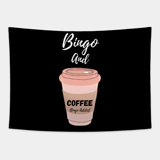 Bingo and Coffee Tapestry by Confessions Of A Bingo Addict