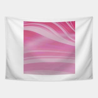 Pink Waves Tapestry