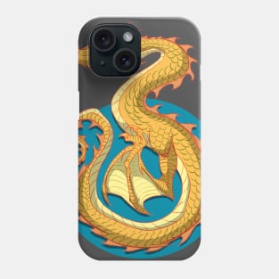 Yellow Dragon Phone Case