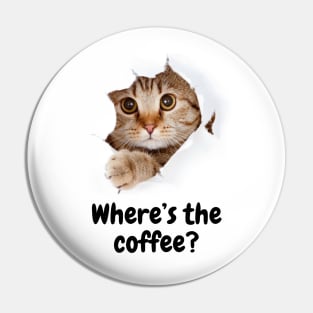 Where's the coffee kitty? Pin