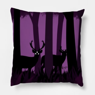 There's something in the woods - Deer? Pillow