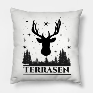 Terrasen deer and star design Pillow