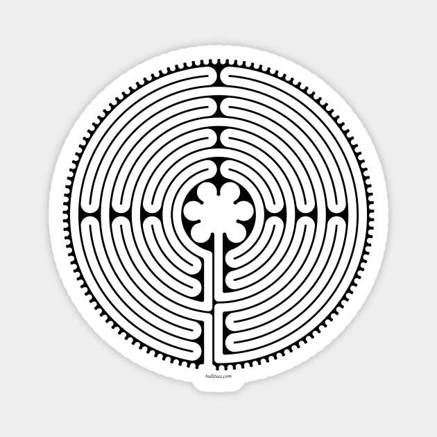 Chartres Labyrinth Magnet by tuditees