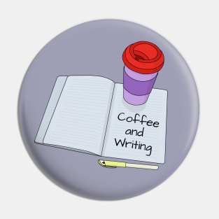 Coffee and Writing Pin