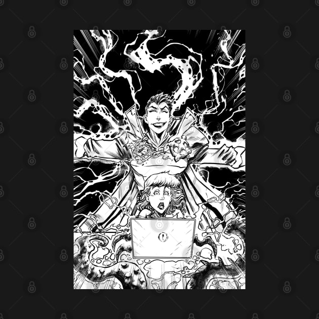 Occulus #1 I Guillermo Villarreal Black & White by BroadcastComics