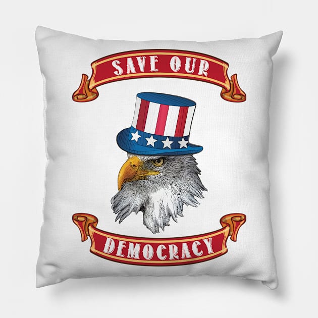 Save our democracy Pillow by totalcare