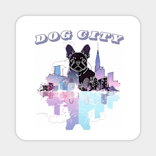 Dog city Magnet