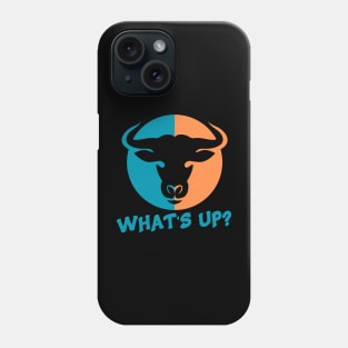 Head of a bull Phone Case