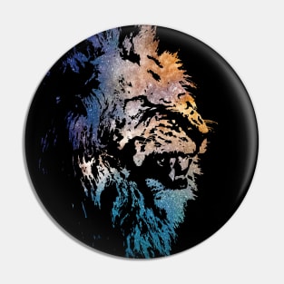 Astro Lion Pin