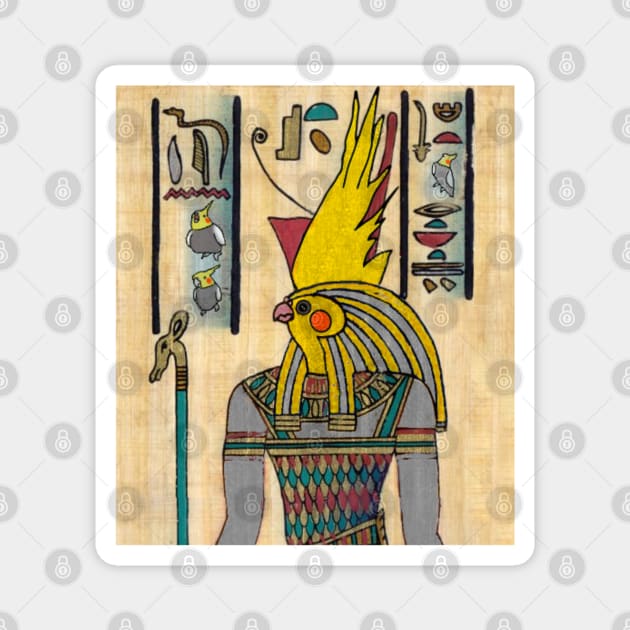 horus cockatiel Magnet by FandomizedRose