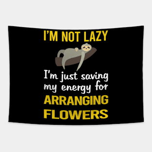 Funny Lazy Flower Arranging Arrangement Floral Design Tapestry