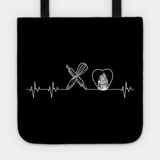 Baking heartbeat Tote