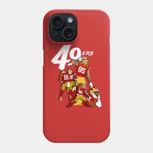 49ers Phone Case by Mic jr