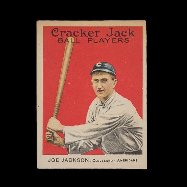 Shoeless Joe Jackson 1914 Cracker Jack Baseball Card by BlackBoxHobby