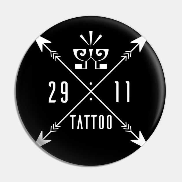 29:11 Compass Pin by 29:11 Tattoo Merch