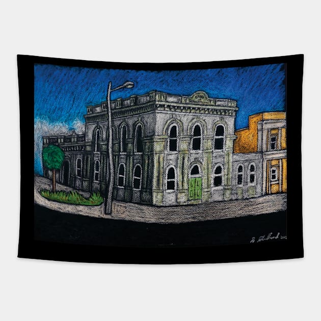 The Bank - Hamilton, New Zealand Tapestry by Stus Road Trips