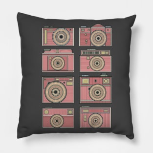 Red Classic Camera Pillow