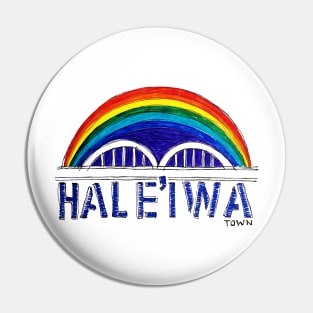 Haleiwa Rainbow Bridge Drawing Pin