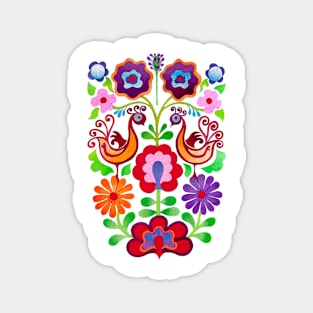 Ukrainian folk Flowers Magnet