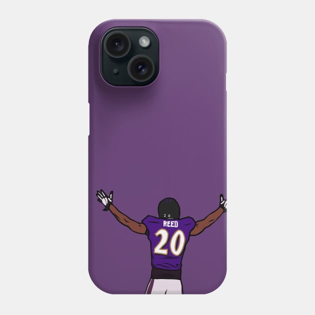 Ed Reed Embrace The Crowd Phone Case by rattraptees