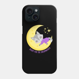 Ready for the dream world Hello little animal in pajamas sleeping cute baby outfit Phone Case