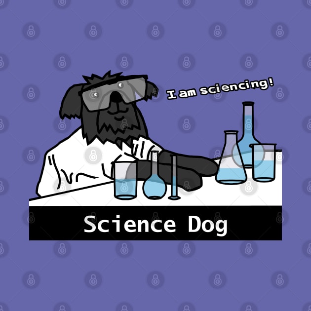 Science Dog by ellenhenryart