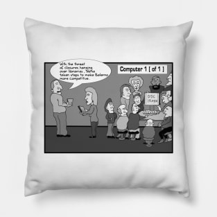 Currie and Balerno News Cartoon March 2011 Pillow